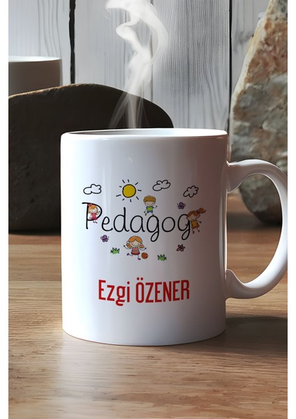 Kişiye Özel Pedagog Kupa Bardak Beyaz Tıp Bayramı Hediyesi modelleri