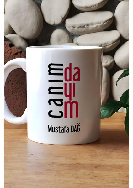 Kişiye Özel Canım Dayım Kupa Bardak Beyaz Dayıya Doğum Günü Hediyesi indirimleri