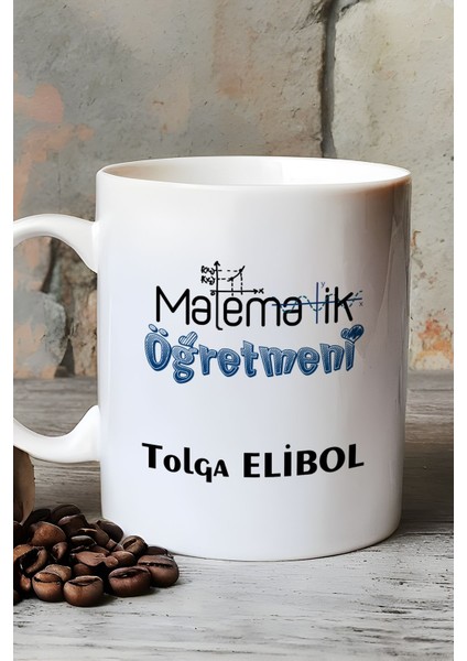 Kişiye Özel Matematik Öğretmeni -2- Kupa Bardak Beyaz Öğretmenler Günü Hediyesi fırsatları