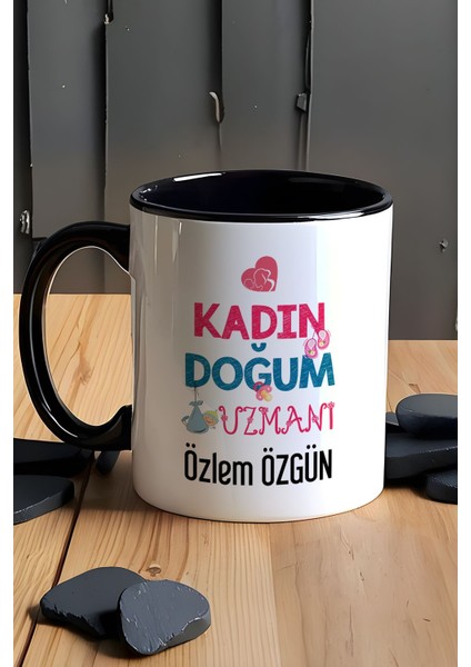 Kişiye Özel Kadın Doğum Uzmanı Kupa Bardak Siyah Tıp Bayramı Hediyeleri fırsatları