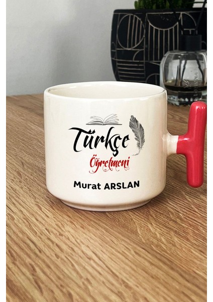 Kişiye Özel Türkçe Öğretmeni -2- Kupa Bardak T Kulplu Pembe Öğretmenler Günü Hediyesi fiyatları