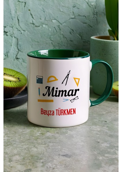 Kişiye Özel Mimar Kupa Bardak Yeşil Mimarlar Günü Hediyesi indirimleri