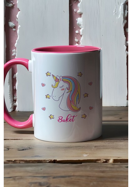 Kişiye Özel Unicorn Kupa Bardak Pembe Kız Çocuğa Doğum Günü Hediyesi fiyatları
