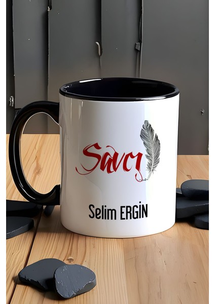 Kişiye Özel Savcı Kupa Bardak Siyah fırsatları