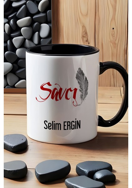 Kişiye Özel Savcı Kupa Bardak Siyah indirimleri