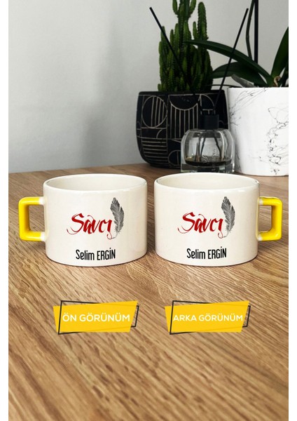 Kişiye Özel Savcı Lüks Fincan Sarı modelleri