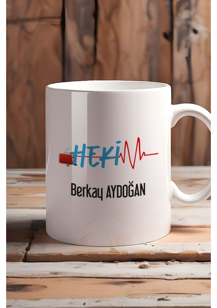 Kişiye Özel Hekim Doktor Kupa Bardak Beyaz 14 Mart Tıp Bayramı Hediyesi