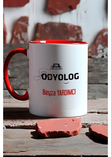 Kişiye Özel Odyolog Kupa Bardak Kırmızı Tıp Bayramı Hediyeleri fırsatları