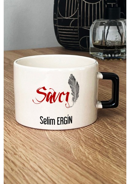 Kişiye Özel Savcı Lüks Fincan Siyah fiyatları