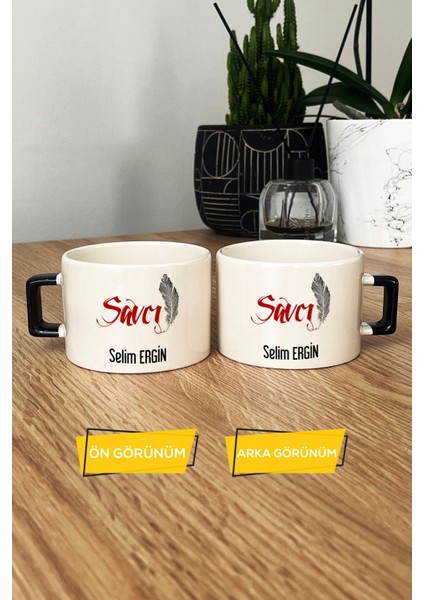Kişiye Özel Savcı Lüks Fincan Siyah modelleri