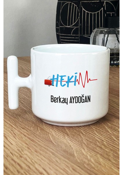 Kişiye Özel Hekim Doktor Kupa Bardak T Kulplu Beyaz 14 Mart Tıp Bayramı Hediyesi