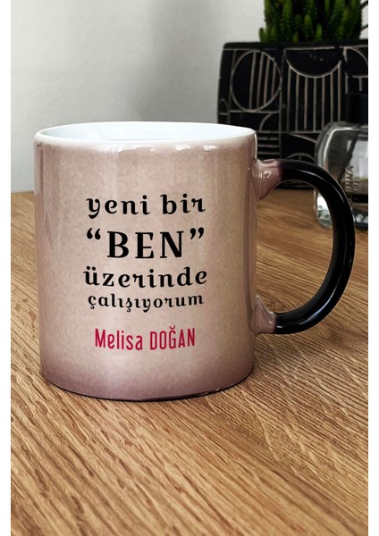 Kişiye Özel Yeni Bir Ben Kupa Bardak Sihirli Motto Arkadaşa Kardeşe Hediye fiyatları