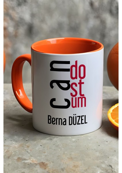 Kişiye Özel Canım Kankam Kupa Bardak Turuncu Arkadaşa Hediye fiyatları