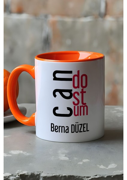 Kişiye Özel Canım Kankam Kupa Bardak Turuncu Arkadaşa Hediye fırsatları