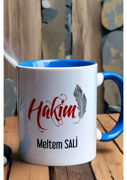 Kişiye Özel Hakim Kupa Bardak Mavi fiyatları