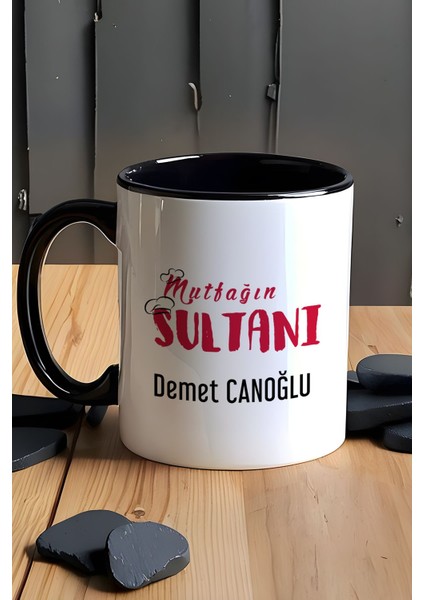 Kişiye Özel Mutfağın Sultanı Kupa Bardak Siyah Anneler Günü Hediyesi fırsatları