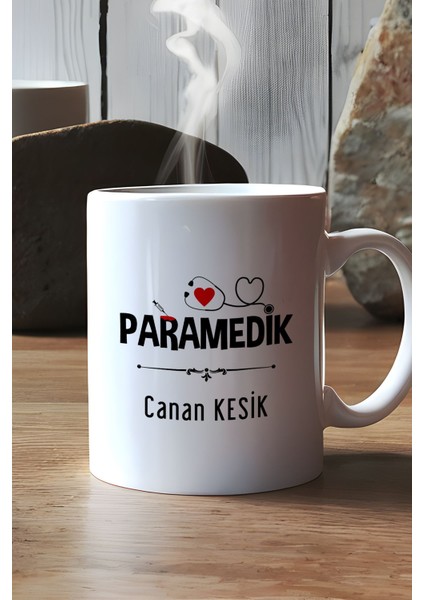 Kişiye Özel Paramedik -2- Kupa Bardak Beyaz Att Tıp Bayramı Hediyesi modelleri