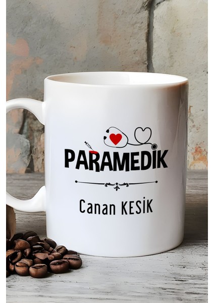 Kişiye Özel Paramedik -2- Kupa Bardak Beyaz Att Tıp Bayramı Hediyesi fırsatları