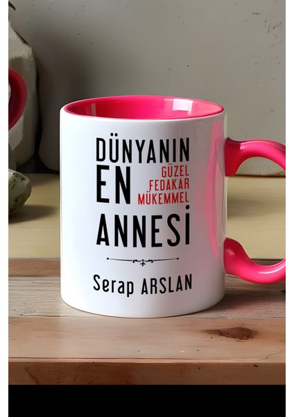 Kişiye Özel Anneye Hediye Kupa Bardak Pembe Annelere Doğum Günü Hediyesi modelleri