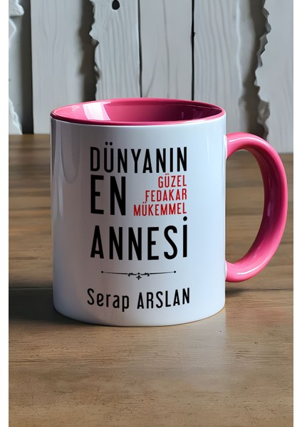 Kişiye Özel Anneye Hediye Kupa Bardak Pembe Annelere Doğum Günü Hediyesi fırsatları