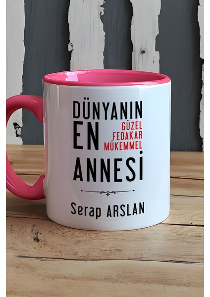 Kişiye Özel Anneye Hediye Kupa Bardak Pembe Annelere Doğum Günü Hediyesi indirimleri