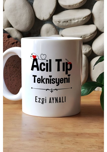 Kişiye Özel Acil Tıp Teknisyeni Kupa Bardak Beyaz Att Tıp Bayramı Hediyesi indirimleri