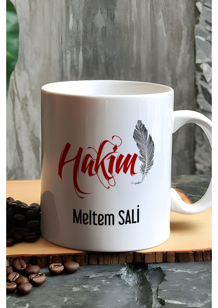 Kişiye Özel Hakim Kupa Bardak Beyaz fiyatları