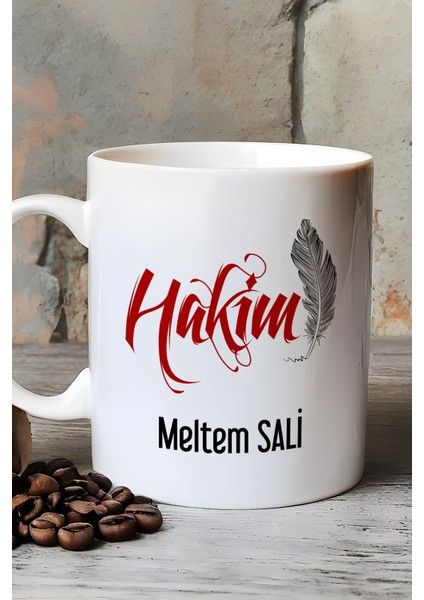 Kişiye Özel Hakim Kupa Bardak Beyaz fırsatları