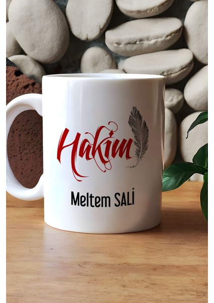Kişiye Özel Hakim Kupa Bardak Beyaz indirimleri