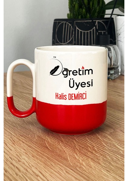 Kişiye Özel Öğretim Üyesi Pro Kupa Bardak Kırmızı Öğretmenler Günü Hediyesi