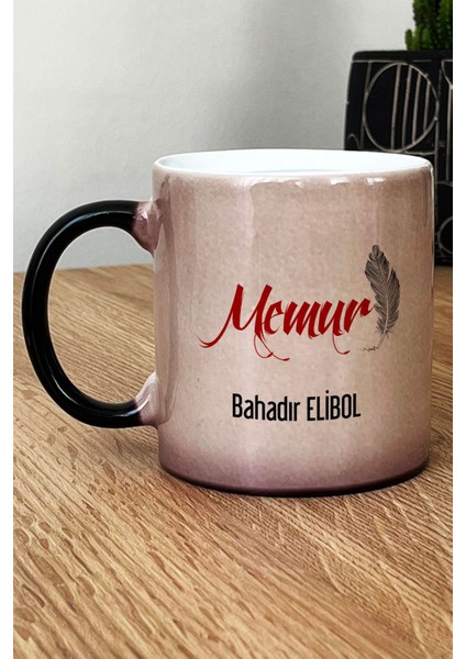 Kişiye Özel Memur Kupa Bardak Sihirli