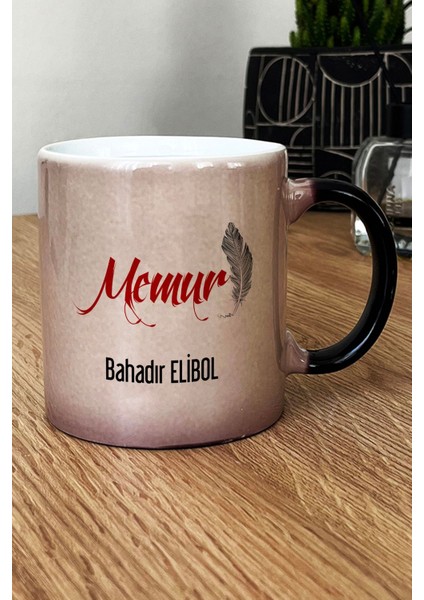 Kişiye Özel Memur Kupa Bardak Sihirli