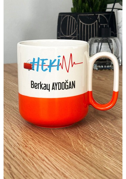 Kişiye Özel Hekim Doktor Pro Kupa Bardak Turuncu 14 Mart Tıp Bayramı Hediyesi fiyatları