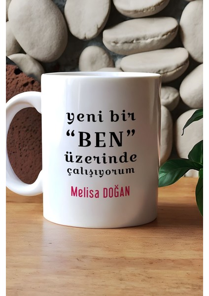 Kişiye Özel Yeni Bir Ben Kupa Bardak Beyaz Motto Arkadaşa Kardeşe Hediye indirimleri