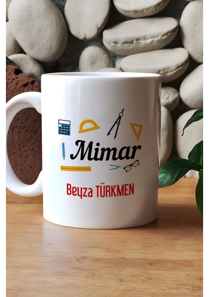 Kişiye Özel Mimar Kupa Bardak Beyaz Mimarlar Günü Hediyesi indirimleri