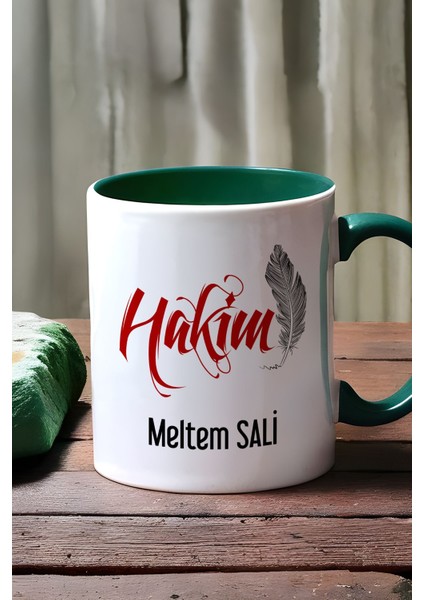 Kişiye Özel Hakim Kupa Bardak Yeşil fırsatları