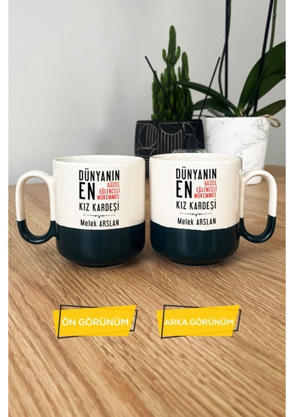 Kişiye Özel Kız Kardeş Pro Kupa Bardak Siyah Kız Kardeşe Doğum Günü Hediyesi modelleri