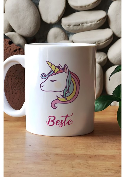 Kişiye Özel Unicorn Kupa Bardak Beyaz Arkadaşa Doğum Günü Hediyesi indirimleri