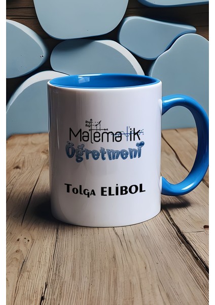 Kişiye Özel Matematik Öğretmeni -2- Kupa Bardak Mavi Öğretmenler Günü Hediyesi fırsatları