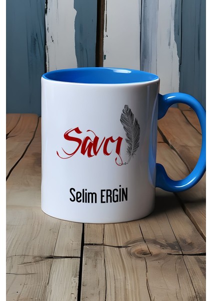 Kişiye Özel Savcı Kupa Bardak Mavi indirimleri