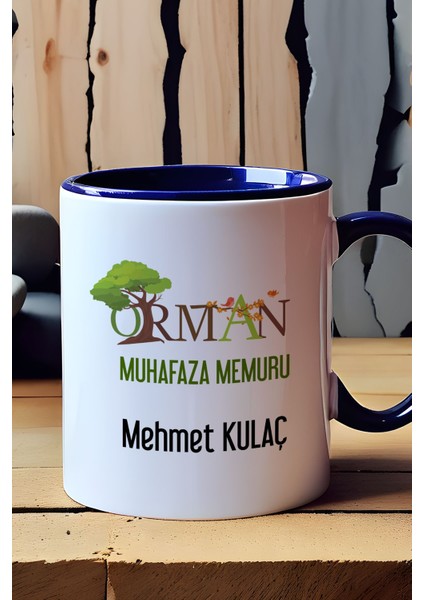 Kişiye Özel Orman Muhafaza Memuru Kupa Bardak Lacivert fırsatları