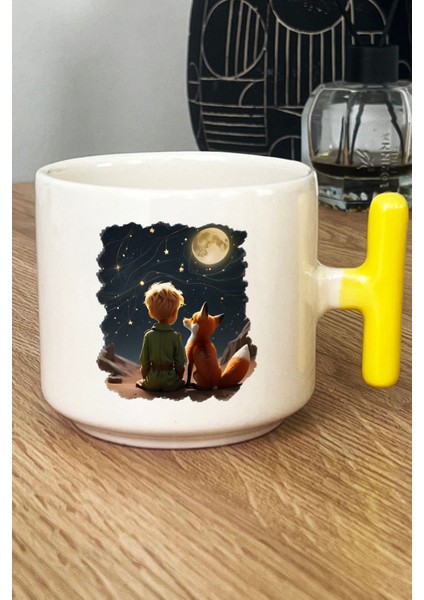 Küçük Prens Kupa Bardak T Kulplu Sarı Arkadaşa Hediye fiyatları