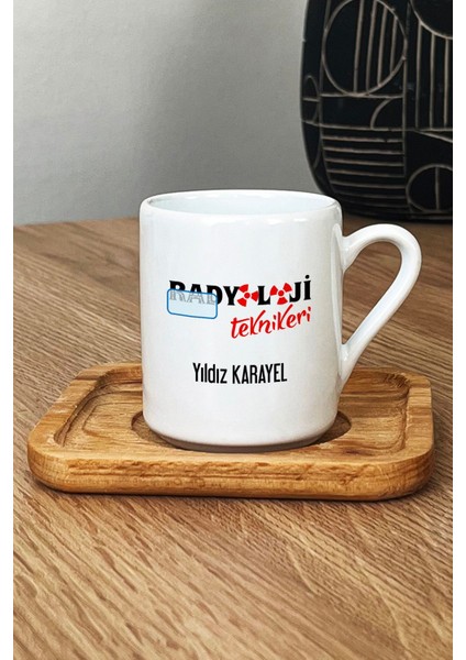 Kişiye Özel Radyoloji Teknikeri Türk Kahvesi Fincanı Ahşap Altlıklı Isme Özel Tıp Bayramı Hediyeleri fiyatları