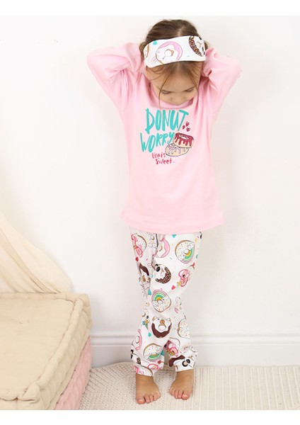 1-5 Yaş Kız Çocuk Göz Bantlı Pijama Takımı fiyatları