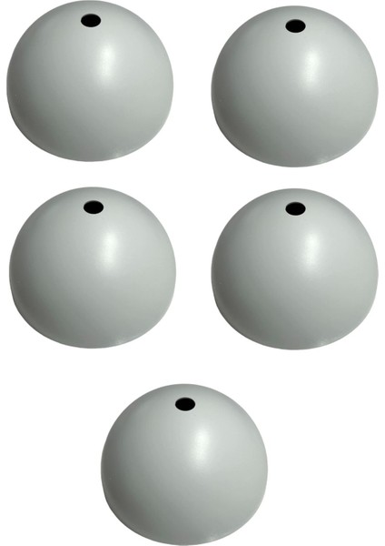 Tavan Rozansı (Sarkıt Avize ve Duy Için) 10 cm Beyaz (5 Adet) Plastik