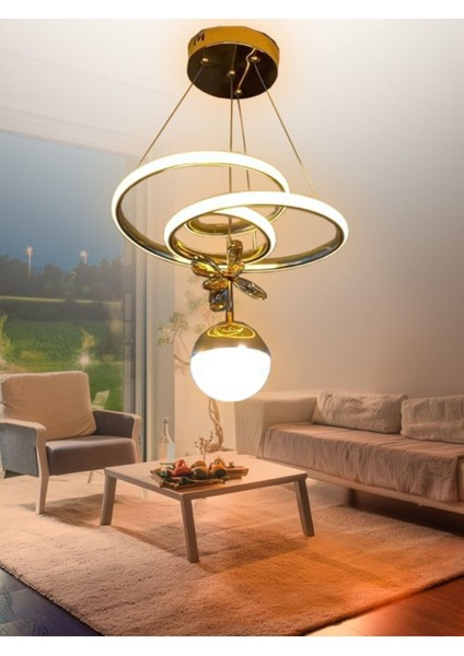 Tek Toplu Alice Ledli 3 Renk Avize fiyatları