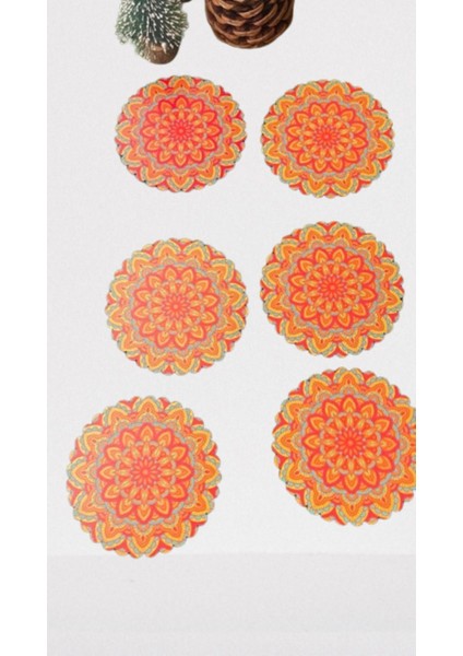 Desenli Bardak Atlığı 6'Lı Kutu İle