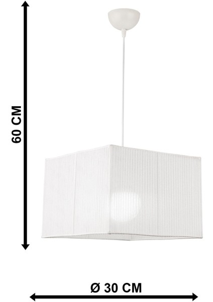 Pierro Beyaz Avize Kare indirimleri