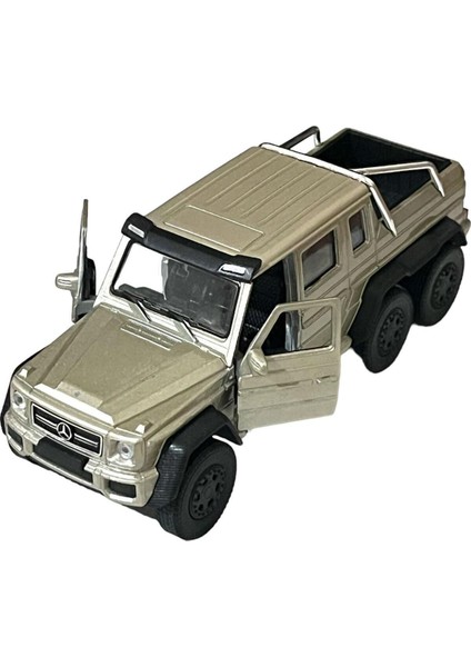 Gold Mercedes Pikap Oyuncak Lisanslı Diecast Metal Çek Bırak Araba