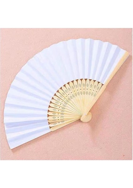 Bambu Kağıt Beyaz Yelpaze indirimleri